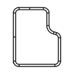 Multiple radius tangential bends